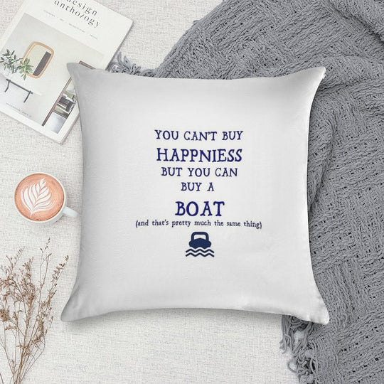 Buy A Boat Soft Washable Throw Pillow