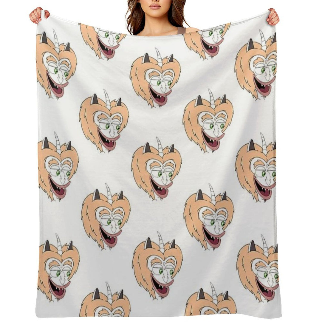 Maurice Hormone Monster - Big Mouth Sustainable Throw Blanket