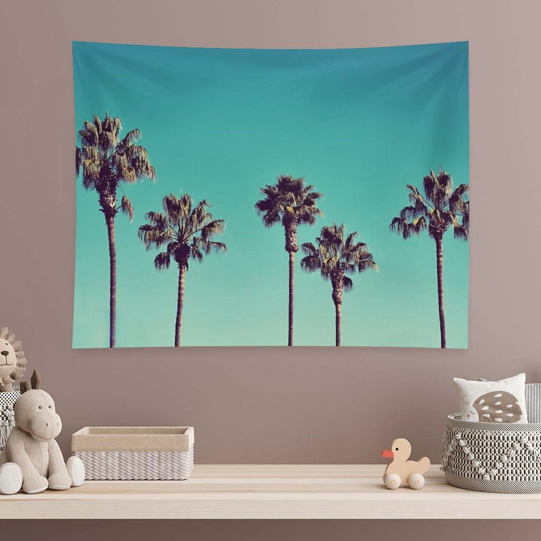 California Palm Trees Tapestry