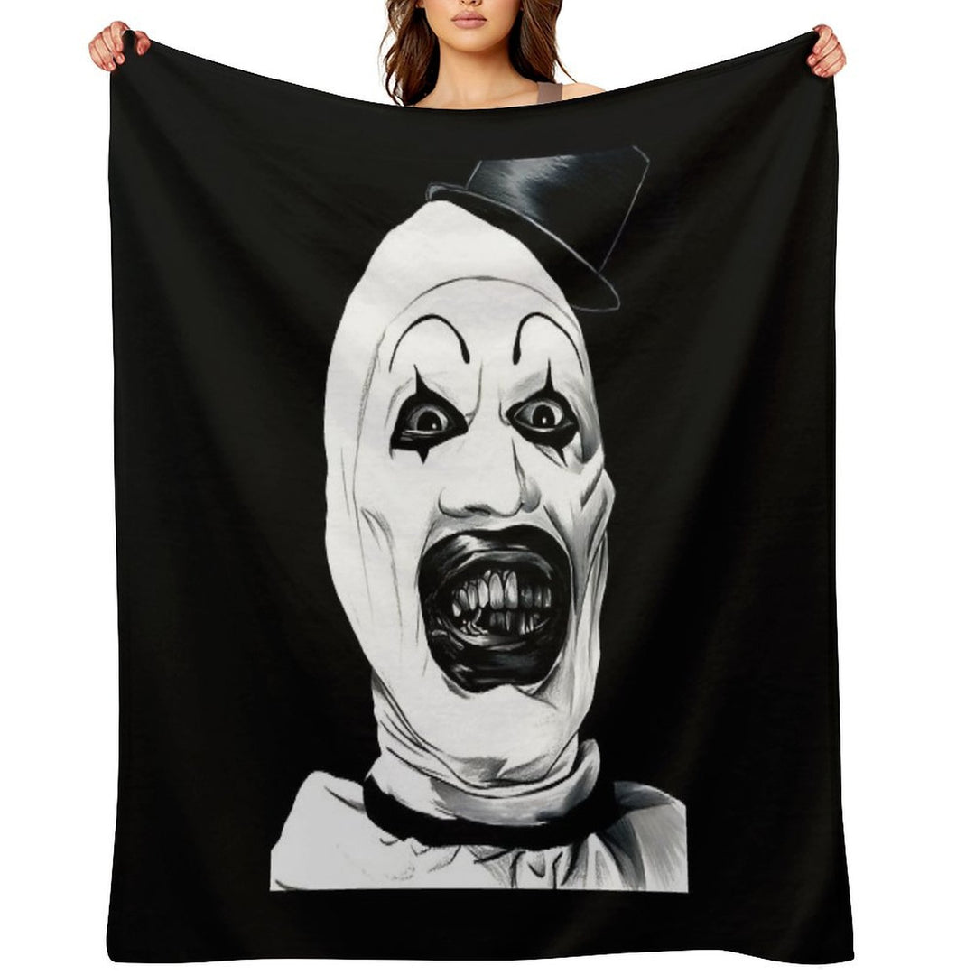Art The Clown Terrifier  Classic Sustainable Throw Blanket