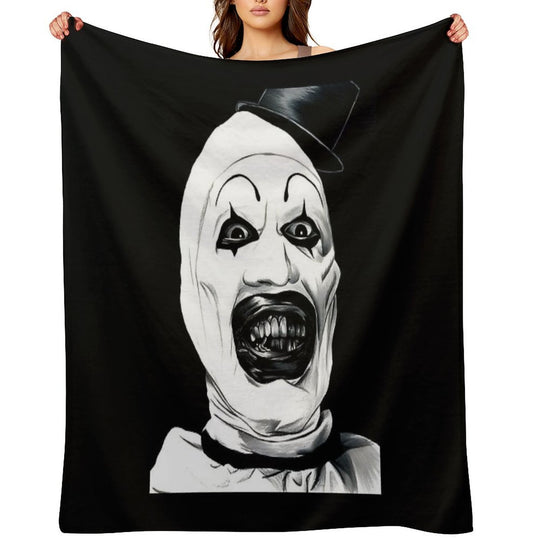 Art The Clown Terrifier  Classic Sustainable Throw Blanket