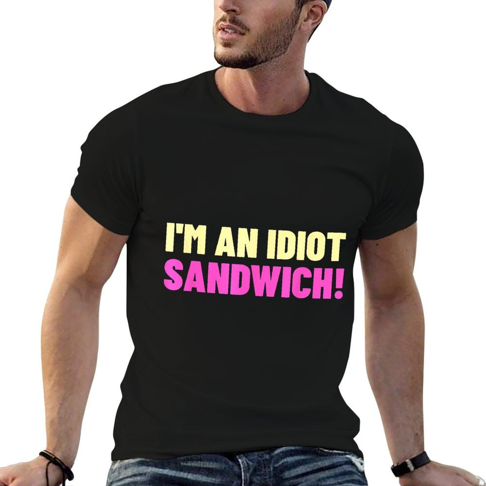 Chef Meme Gifts  Funny Im An Idiot Sandwich  Graphic-printed T-Shirt