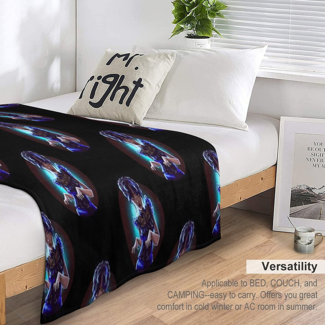 Wednesday Addams Darker Lightweight Throw Blanket