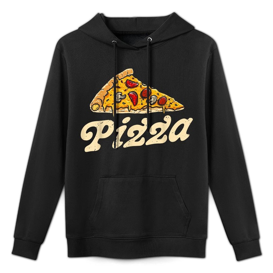 Pizza Day Retro Vintage 60s 70s Women Men Italian Food Lover Pilling-Resistant Hoodie