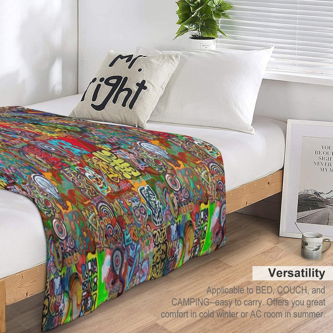 Graffiti 21 Tapiz 11 Lightweight Throw Blanket