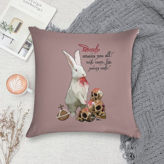 Killer Rabbit Soft Reinforced Edging Throw Pillow