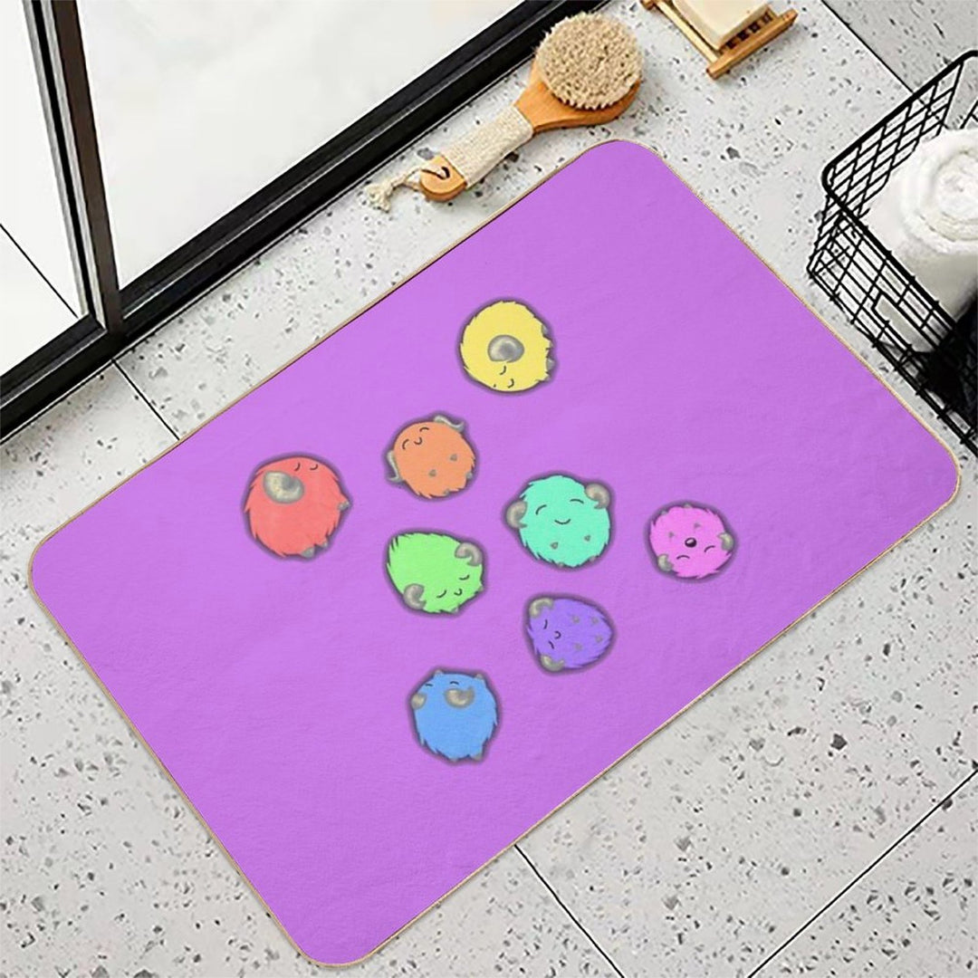 Rainbow Scapegoats  Long-Lasting Bath Mat