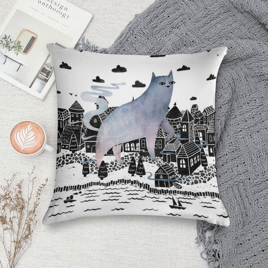 The Fog Soft Multiple Sizes Throw Pillow