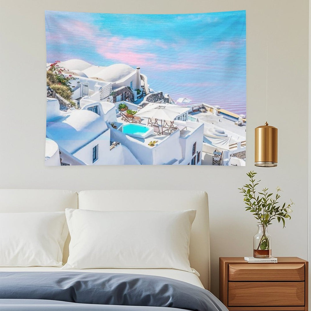 Greece Dreams #digitalart #travel Tapestry