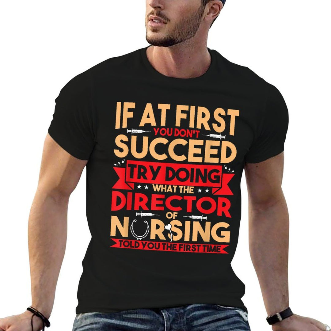 Best Director Of Nursing Nurse Appreciation Gifts Womens Black Nursing Director  Trendy Pattern T-Shirt
