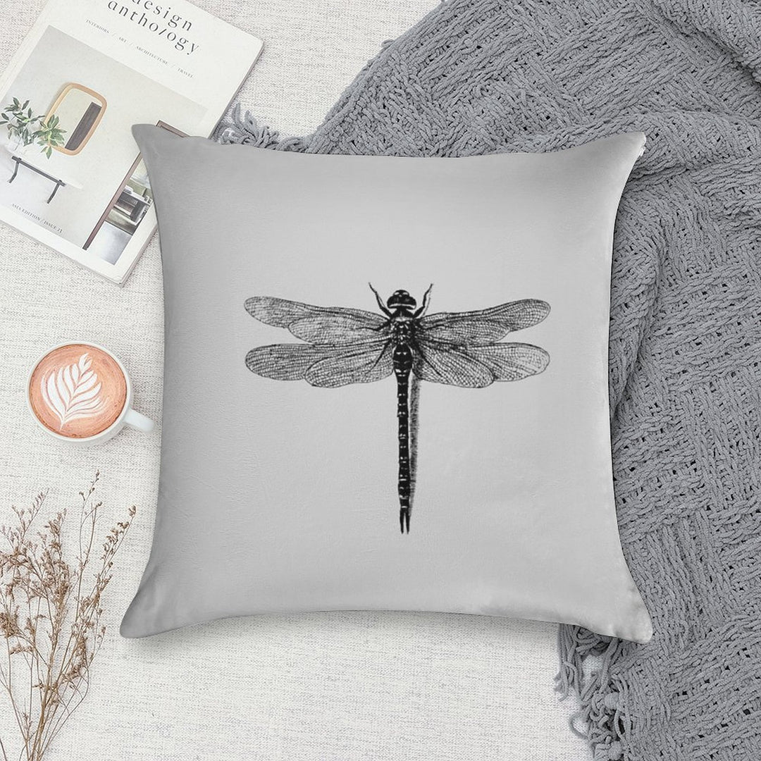 Dragonfly Soft Ultra-Soft Texture Throw Pillow