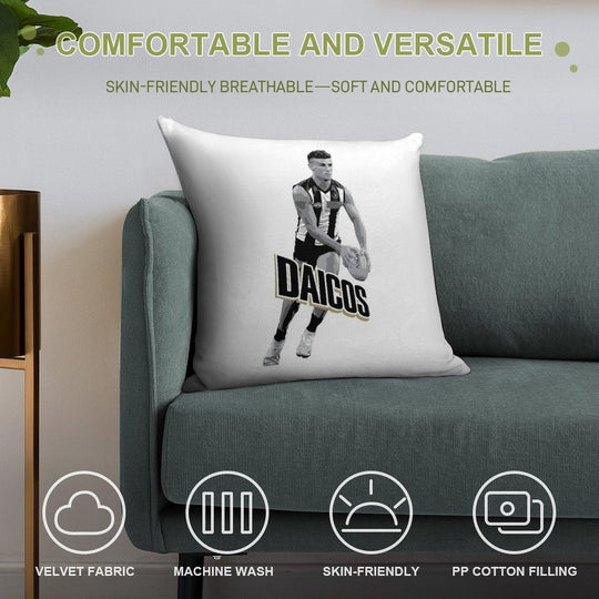 Nick Daicos Soft Anti-Pilling Throw Pillow