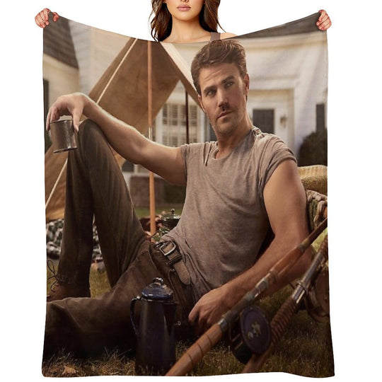 Paul Wesley Multi-functional Throw Blanket