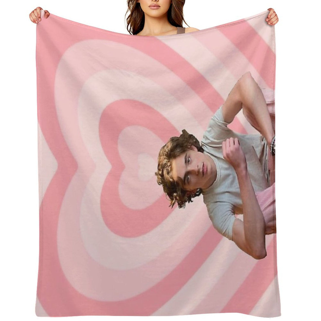 Timothee Chalamet Eco-conscious Throw Blanket