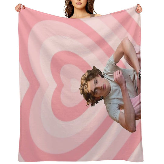 Timothee Chalamet Eco-conscious Throw Blanket