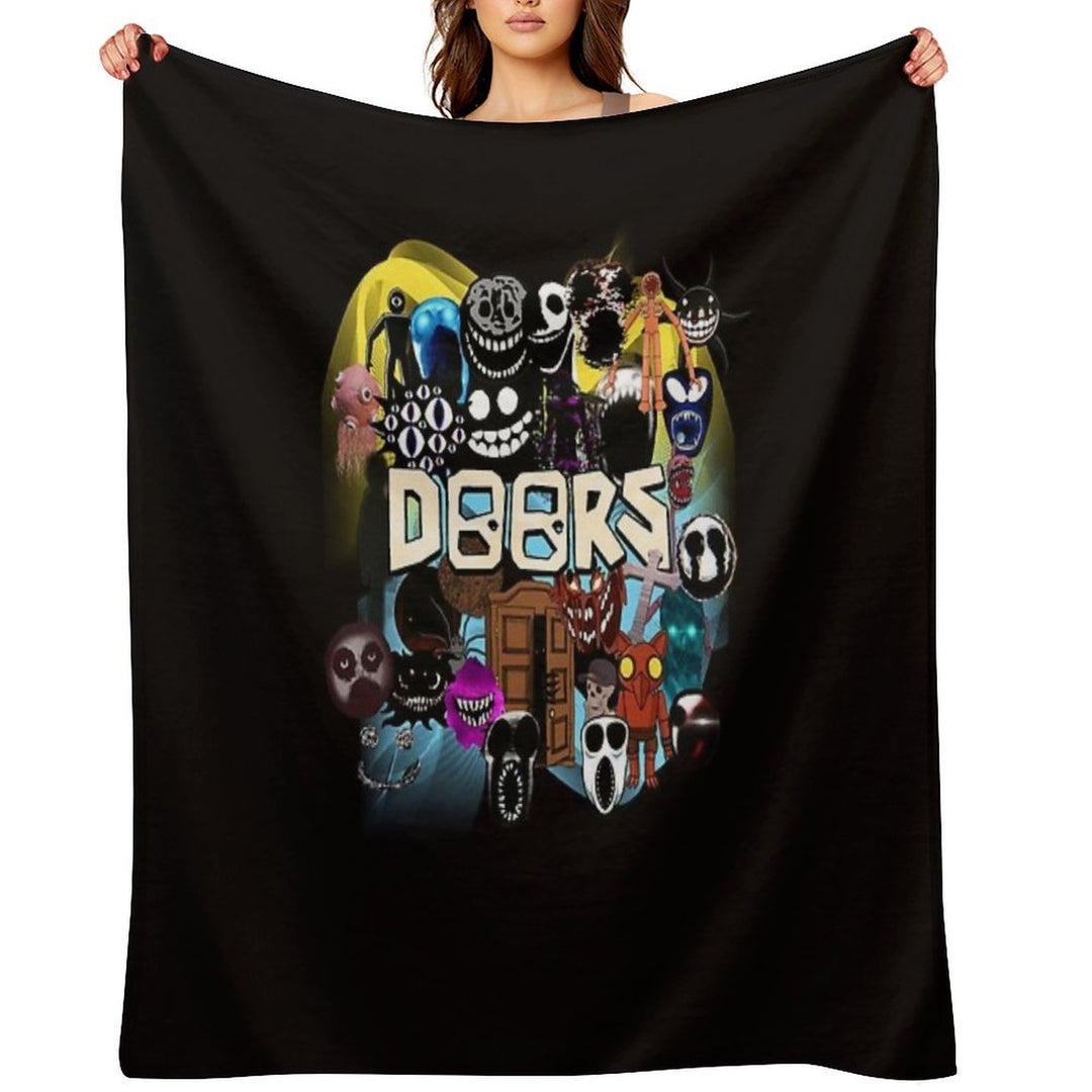 Doors All The Entities New Doors Game Update Comfort Throw Blanket