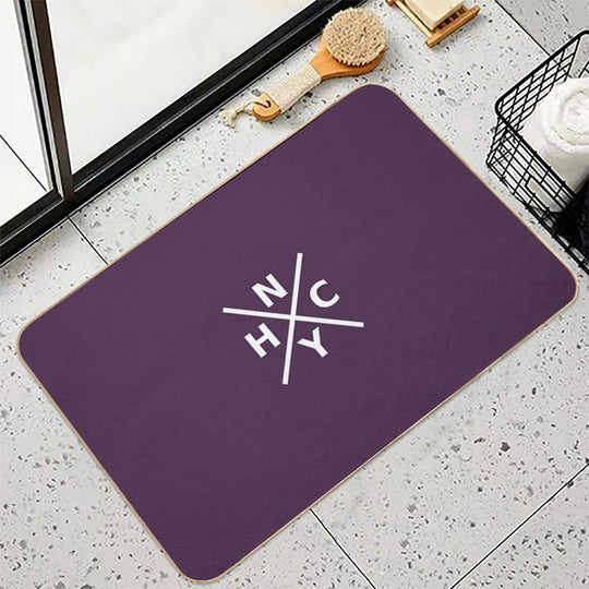 NYHC - New York Hardcore Logo White Font  Rapid-Drying Bath Mat