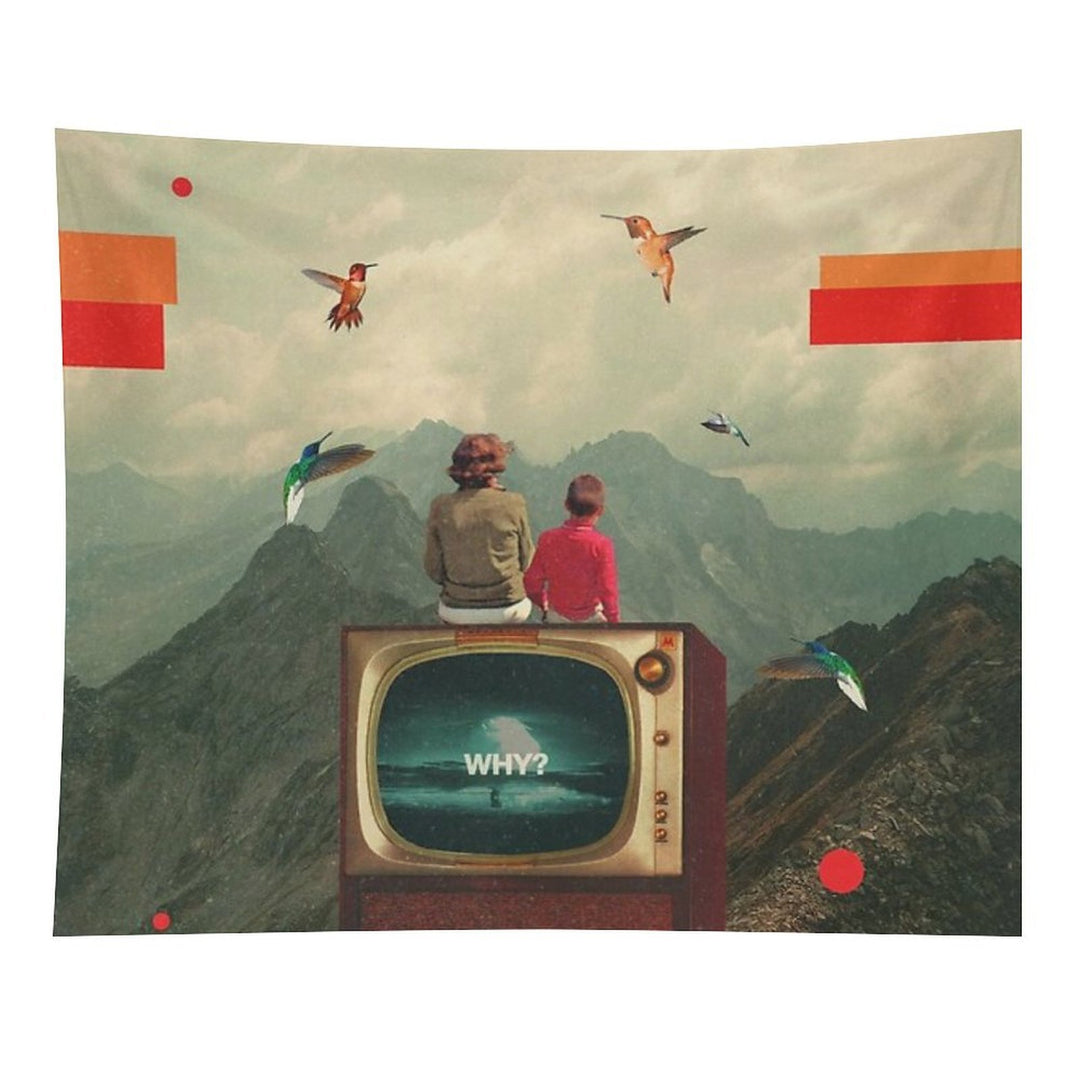 Mother Protect Me from The Sadness of This World Tapestry