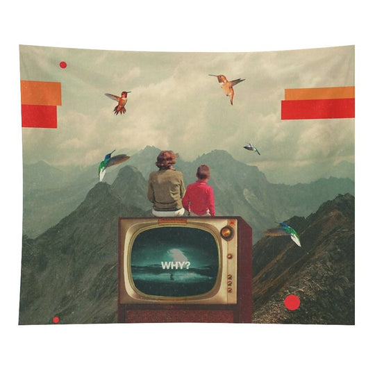 Mother Protect Me from The Sadness of This World Tapestry