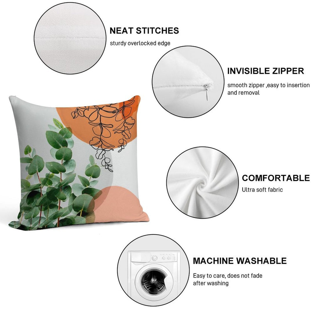 Simpatico V4 Soft Shrink-Resistant Throw Pillow
