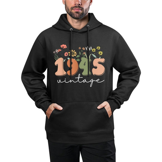 80 Years Old Vintage 1945 80th Birthday Wildflower Women Unisex Design Hoodie