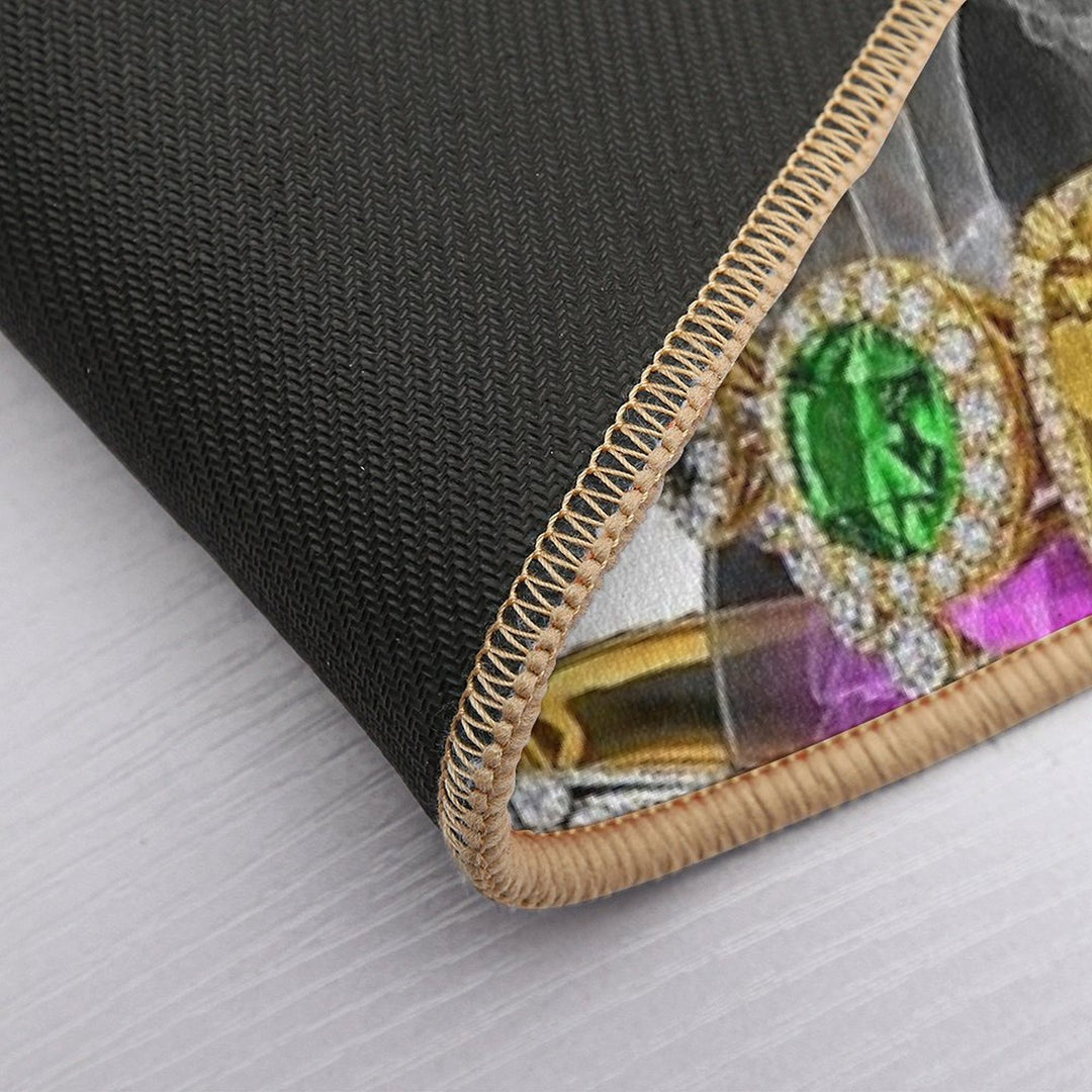 Skeleton Cockroach with Diamonds And Jewels  Odorless Bath Mat