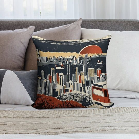 Hong Kong Soft Bedroom Essential Throw Pillow
