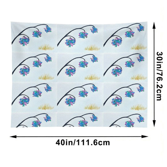 Letter Flower Tapestry