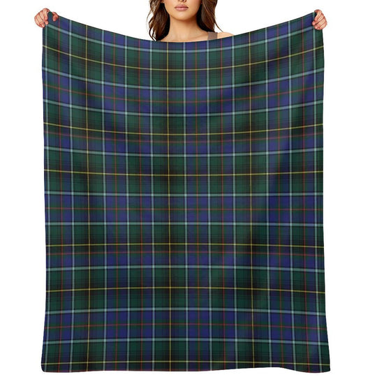 Clan MacInnes Tartan Anti-pilling Throw Blanket
