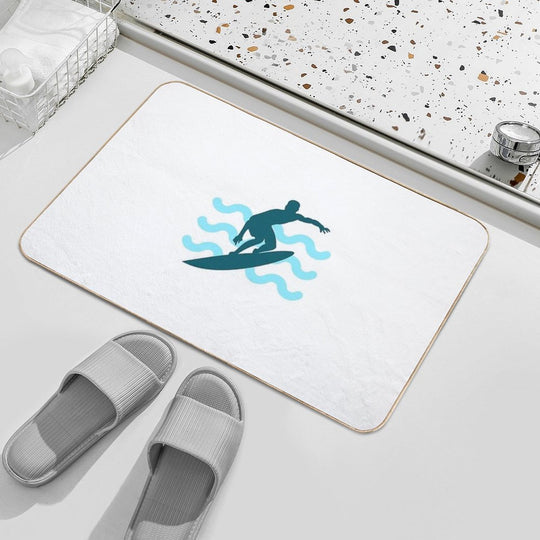 SURF LIFE - LIVING - LIVE - SURF LIVING  Fade-Resistant Bath Mat