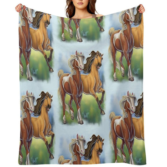 Spirit And Rain Quick-dry Throw Blanket