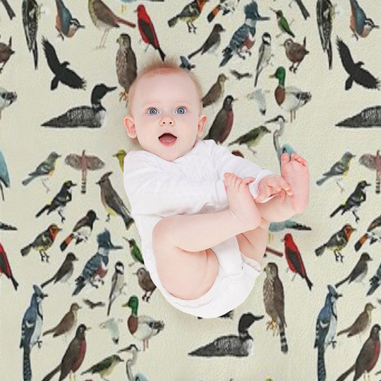 Bird Fanatic Gift-ready Throw Blanket