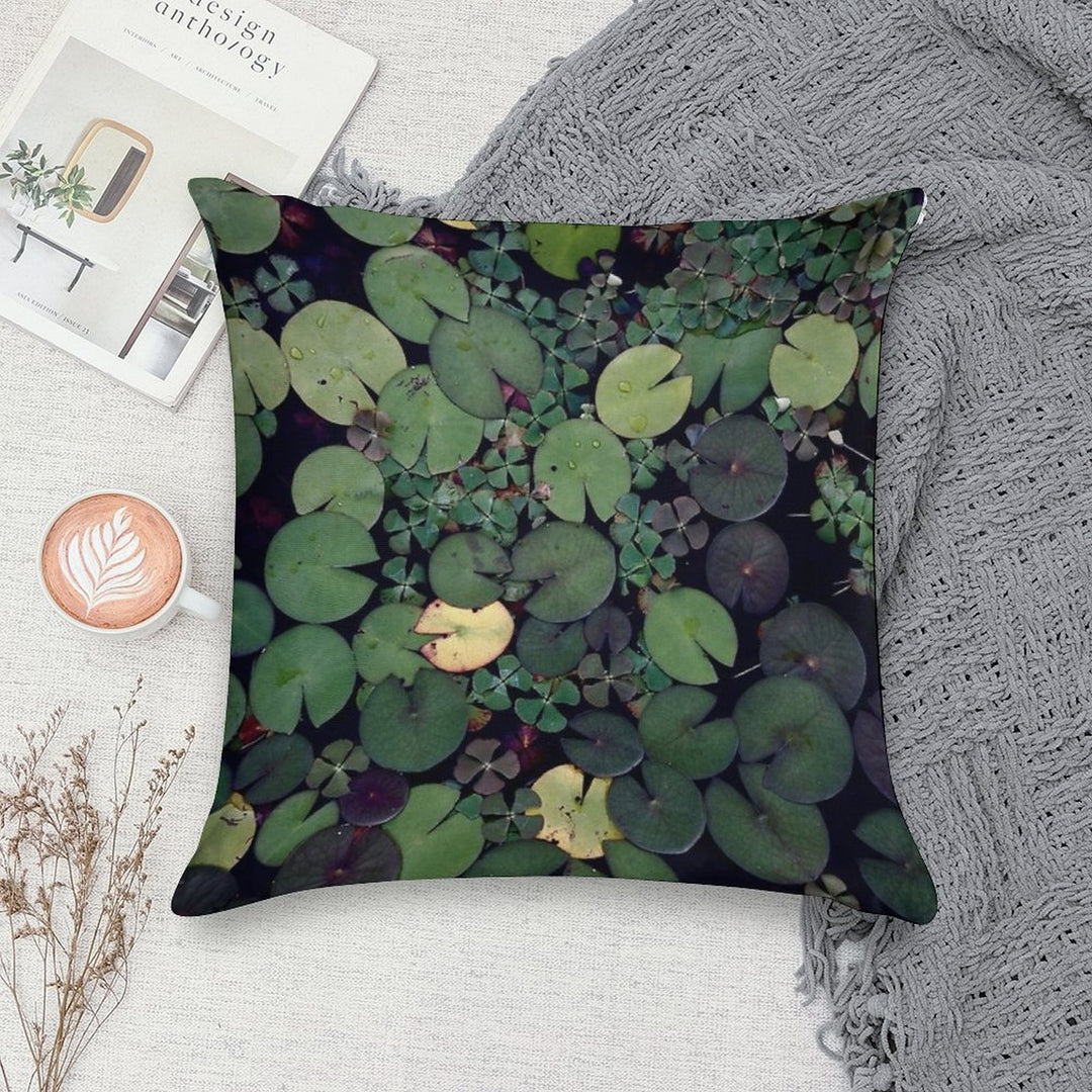 Lily Pads Soft Ultra-Soft Texture Throw Pillow