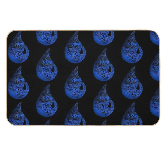MTG Blue Mana  Magic The Gathering Draw Sticker  Odorless Bath Mat