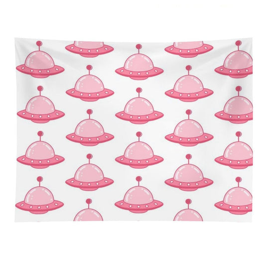 Just A Pink Plane Tapestry