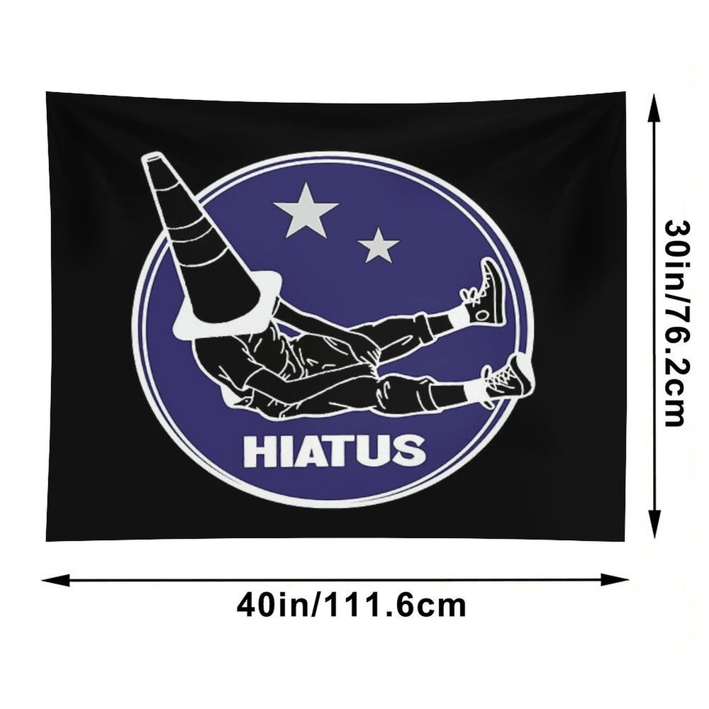 Cone Face Hiatus Logo Tapestry