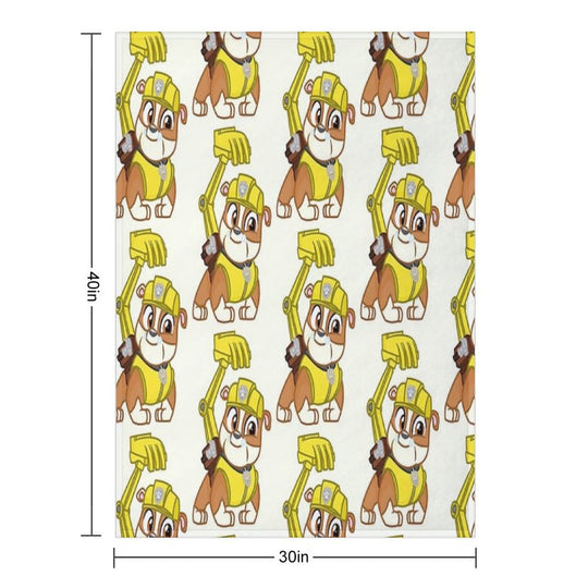 PAW Patrol Rubble Shrink-resistant Throw Blanket