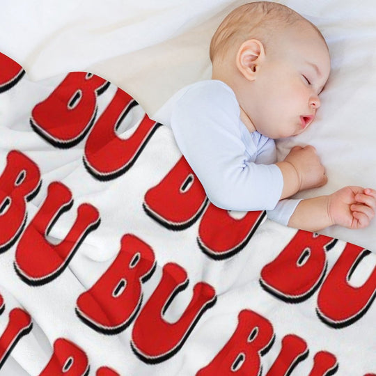 BU Boston University Eco-conscious Throw Blanket
