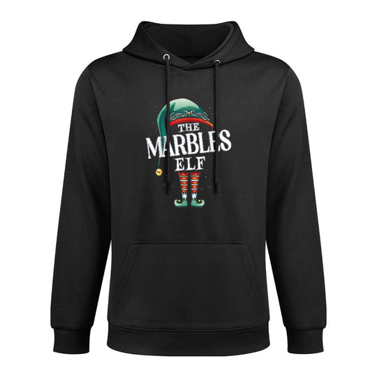 Marbles Elf Christmas Group Xmas Pajama Party All-Day Comfort Hoodie
