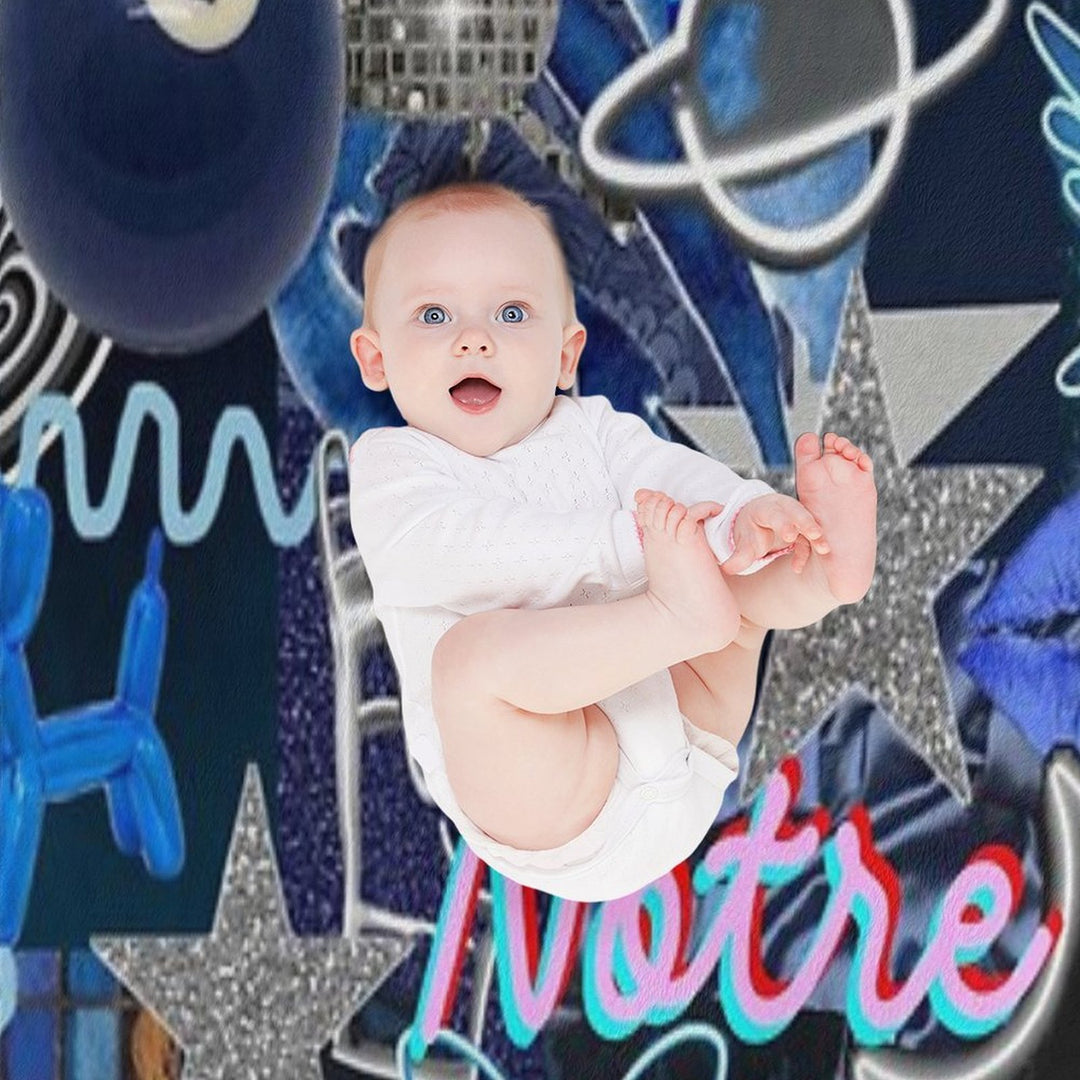 Notre Dame Indiana COLLAGE Easy Care Throw Blanket