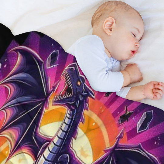 Ender Dragon Shrink-resistant Throw Blanket