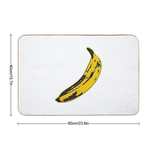 Banana Warhol Valvet  Long-Lasting Bath Mat