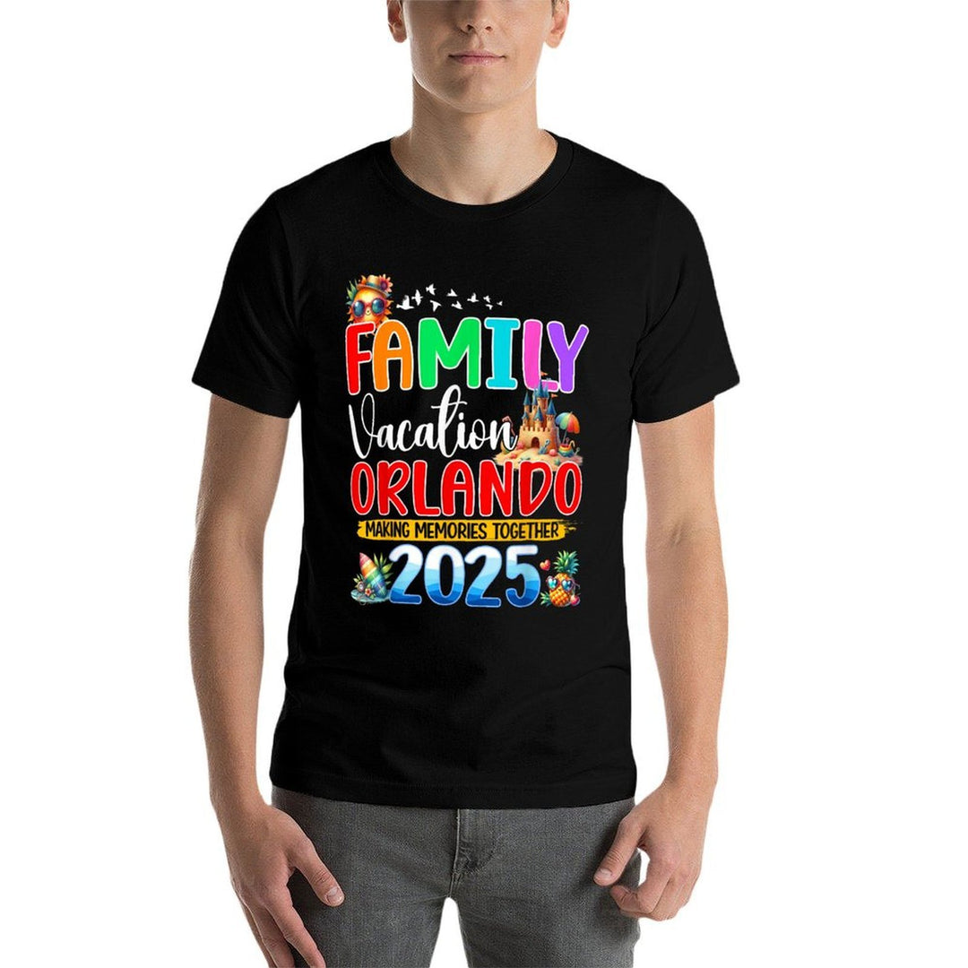 Family Vacation Orlando 2025 Holiday Summer Matching Group  Stretchy T-Shirt