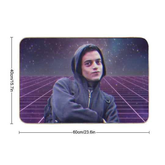 HACKERMAN  Fade-Resistant Bath Mat