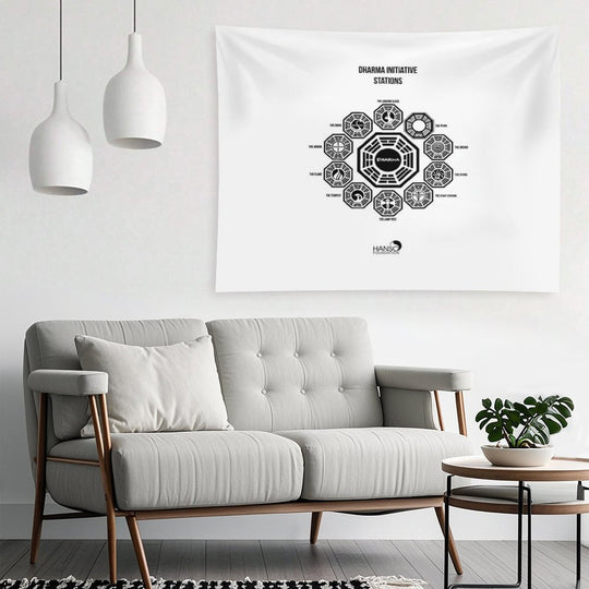 Dharma Initiative Stations Tapestry