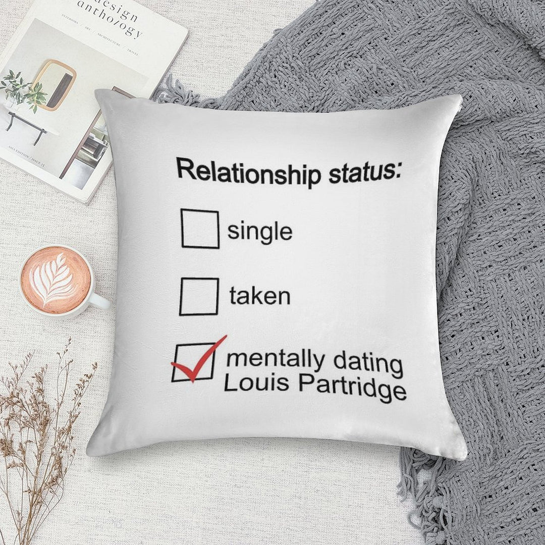 Mentally Dating Louis Partridge Soft Durable Construction Throw Pillow