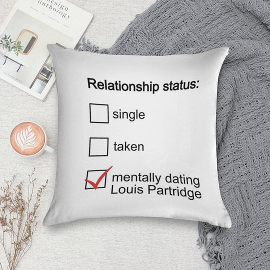 Mentally Dating Louis Partridge Soft Durable Construction Throw Pillow