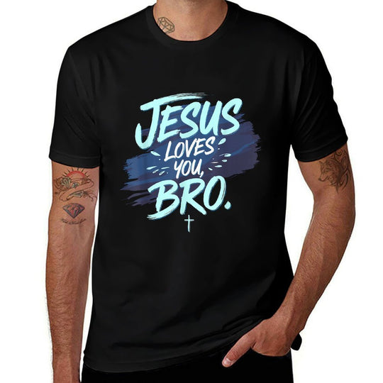 Jesus Loves You Bro Christian Religious  Classic T-Shirt