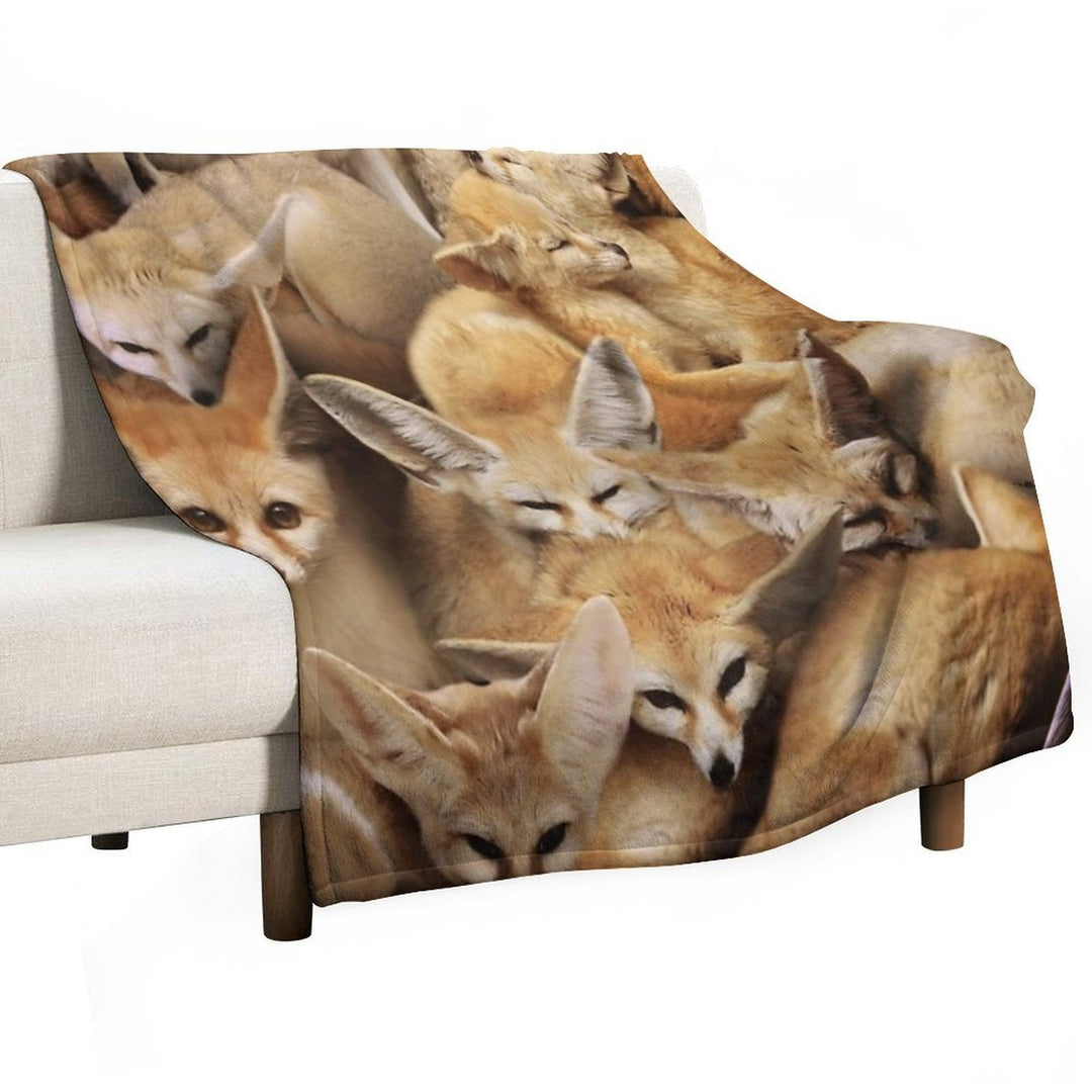 Fennecs Quick-dry Throw Blanket
