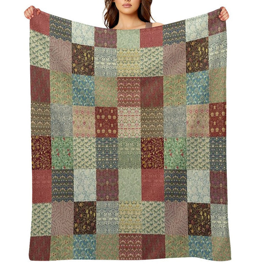 William Morris Pattern Collection Quick-dry Throw Blanket